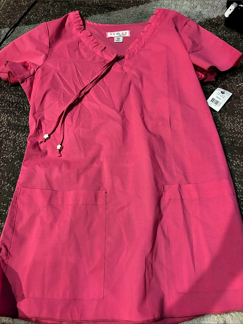 Koi Women's Scrub Top in Pink Size XS NWT